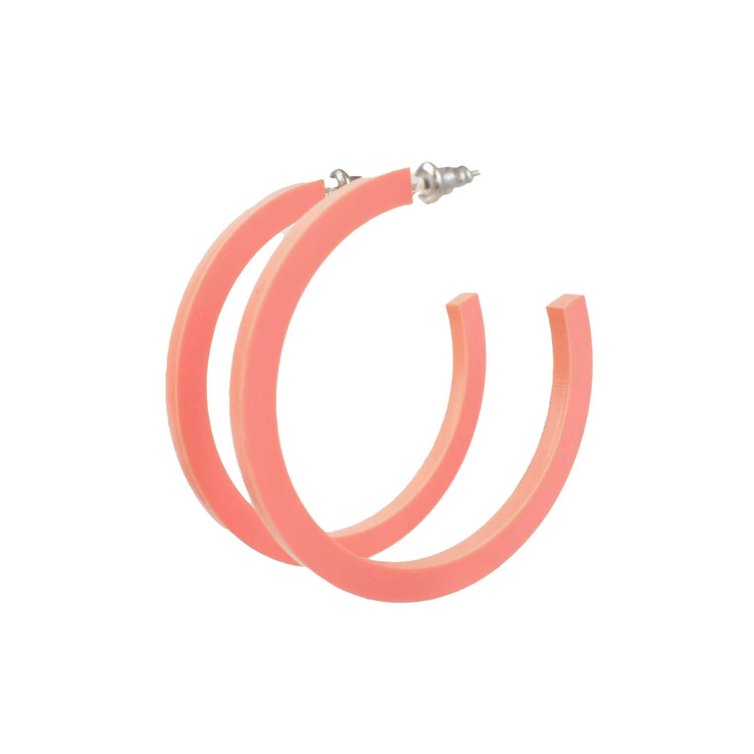 The Paper Dress – wholesale Hoop earrings – Colorful Lightweight Acrylic Hoop Earrings69