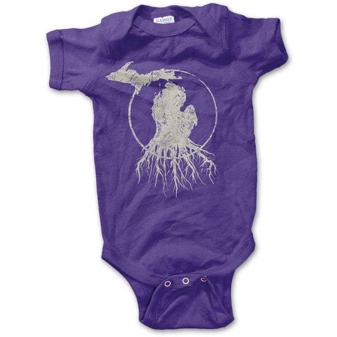 MI Roots - Baby Onesie for wholesale by rooted in michigan