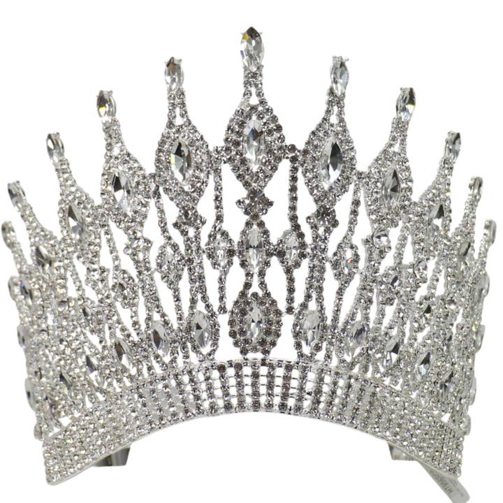 TAPA fashion - Wholesale Tiara - Women's - Crystal Tiara Crown HT0956 (1PC)9