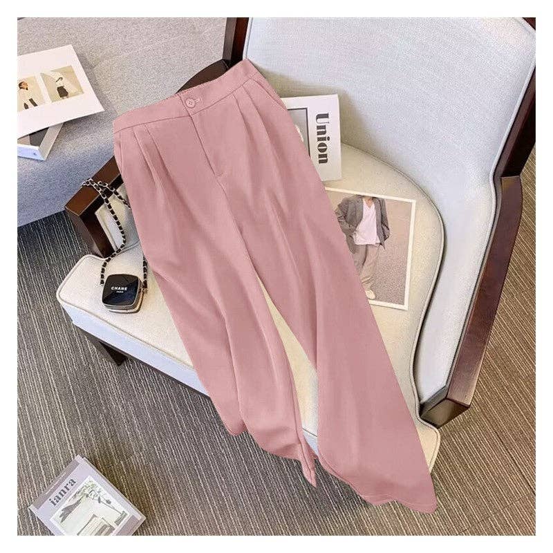 Plush Looks - Vendita all'ingrosso Completo - Donna - Completo giacca e pantaloni tinta unita9