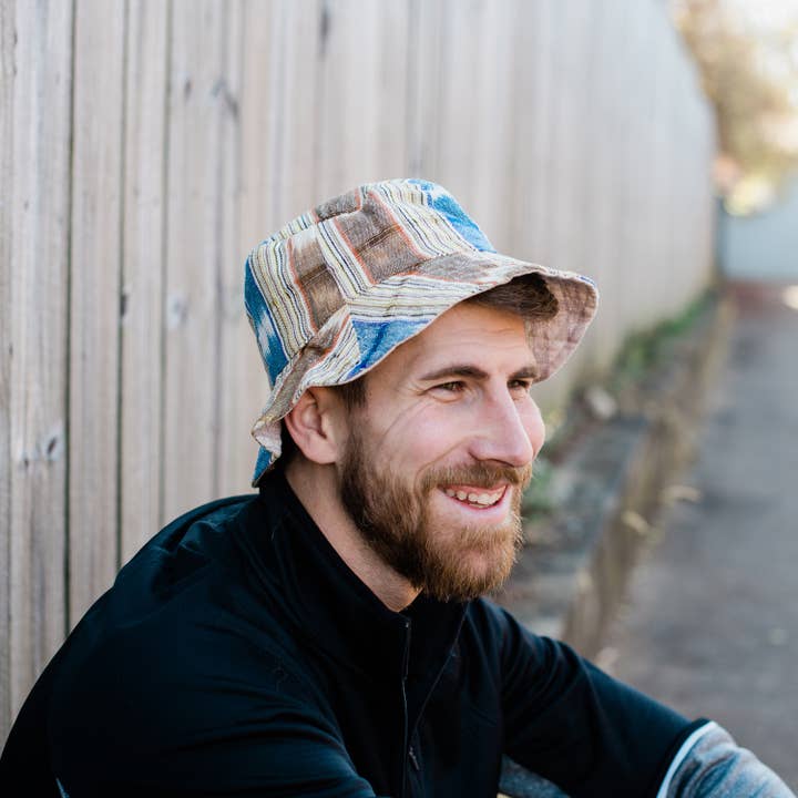 Ikat Bucket Hat for wholesale by Lucia's Imports