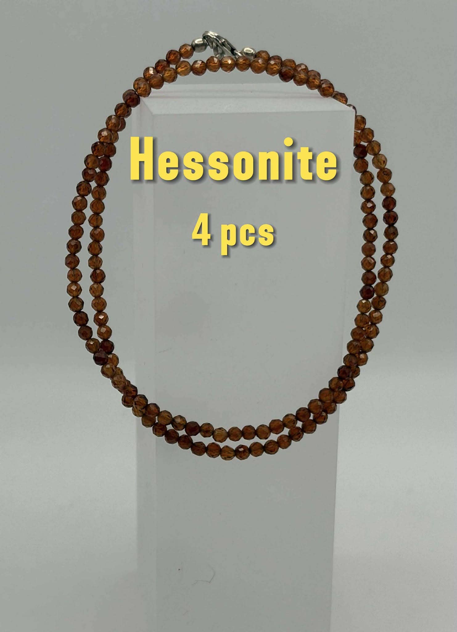 Csr jewelry design – wholesale Beaded/pearl necklace – Elegant Sterling Silver Faceted Bead Gemstone Necklace8