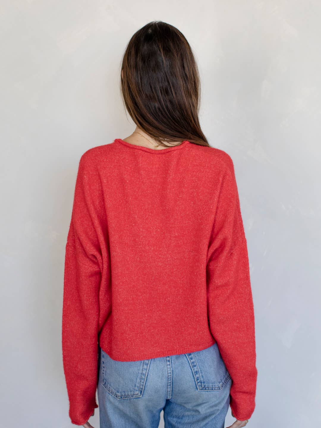 Red Piper Cardigan for wholesale on Faire2