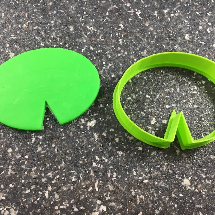 Lily Pad Shape Cookie Cutter for wholesale by CookieCutterSupply