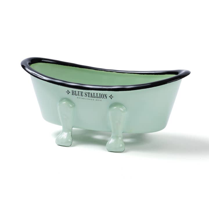 JABONERA VERDE MINI BAÑERA para venta al por mayor de Blue Stallion Farm