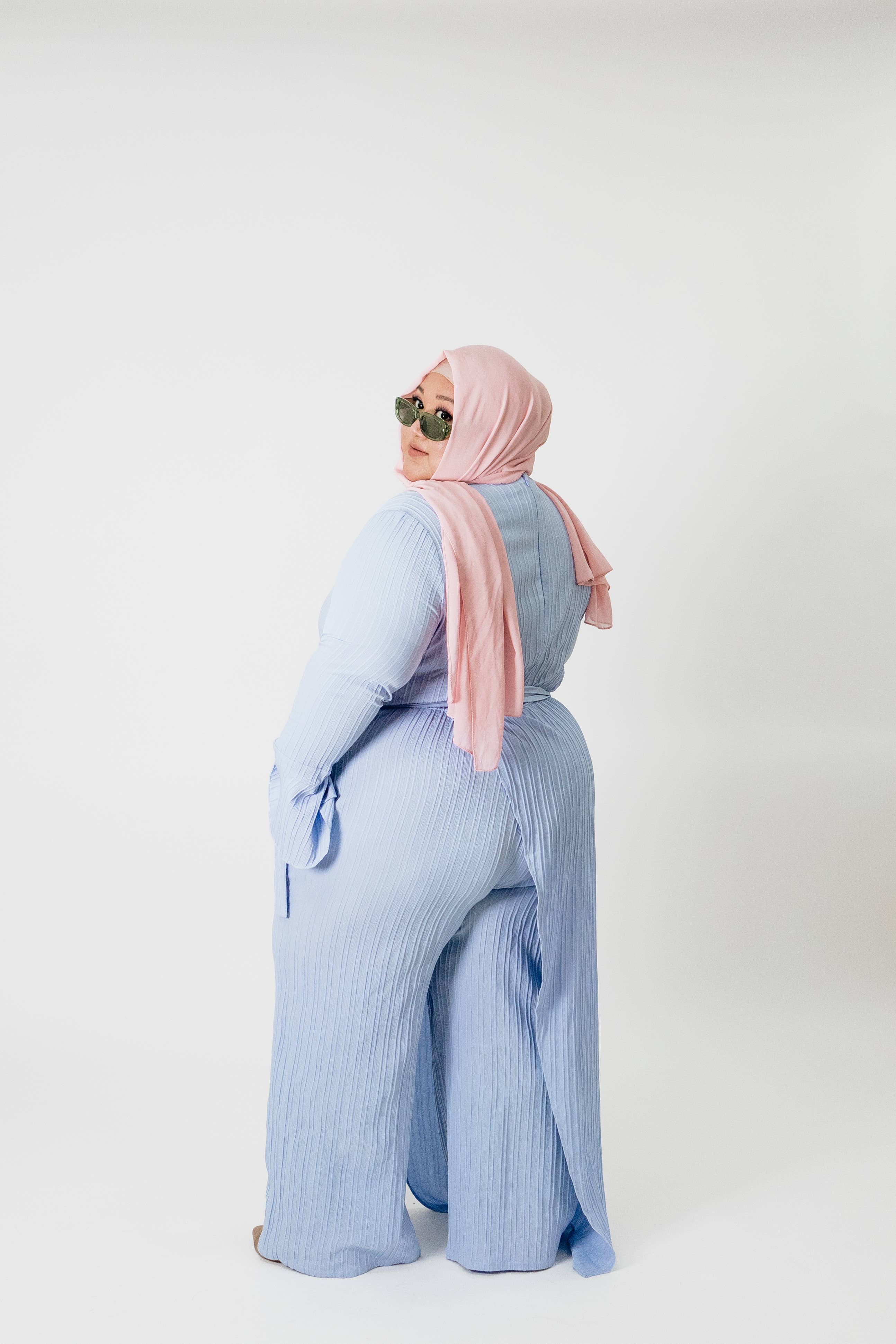 Nour Emporium - Wholesale Jumpsuit - Women's - Janine lilac skirted jumpsuit5