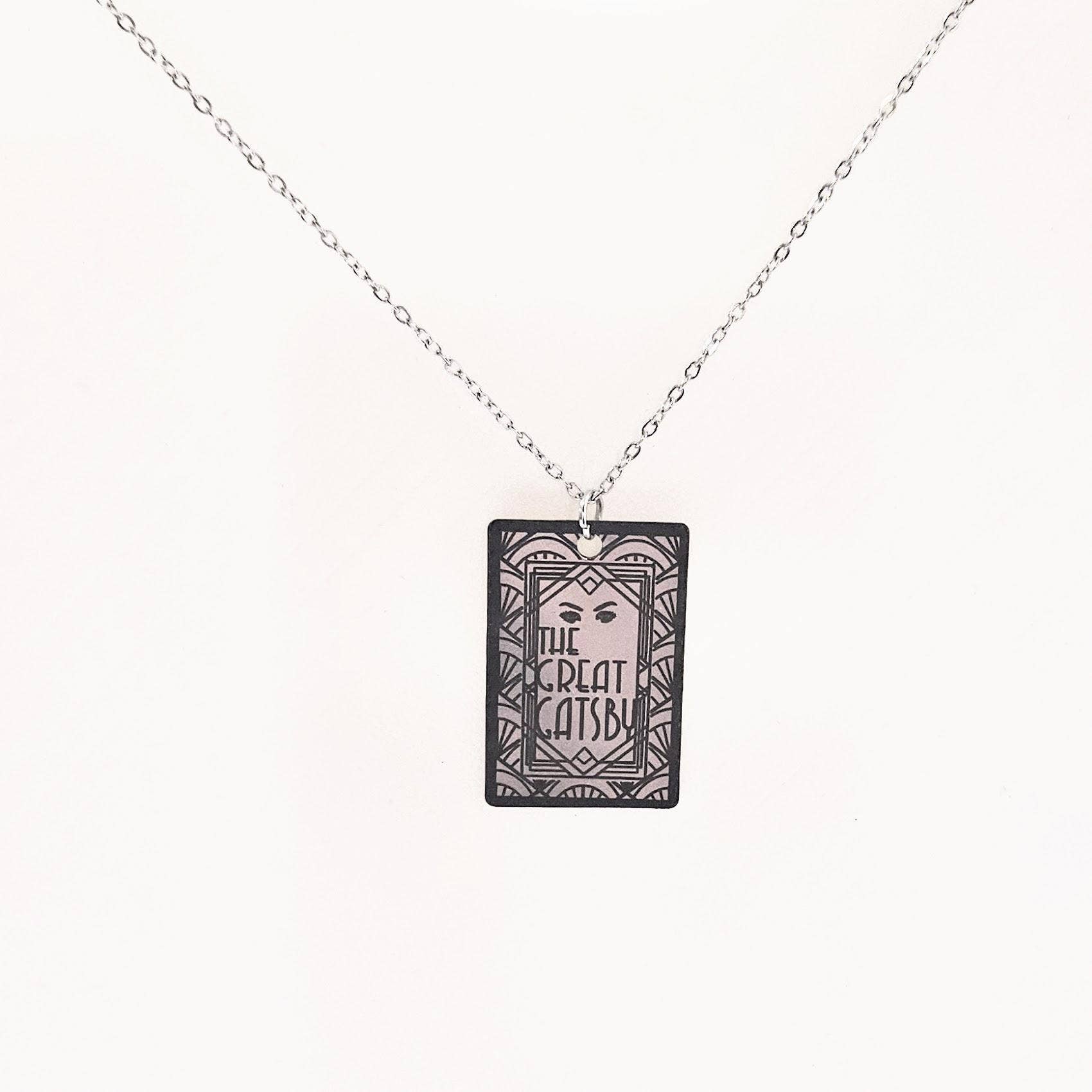 ShesSoCrafty Goods - Wholesale Pendant/Charm Necklace - Great Gatsby Art Deco Stainless Steel Pendant4