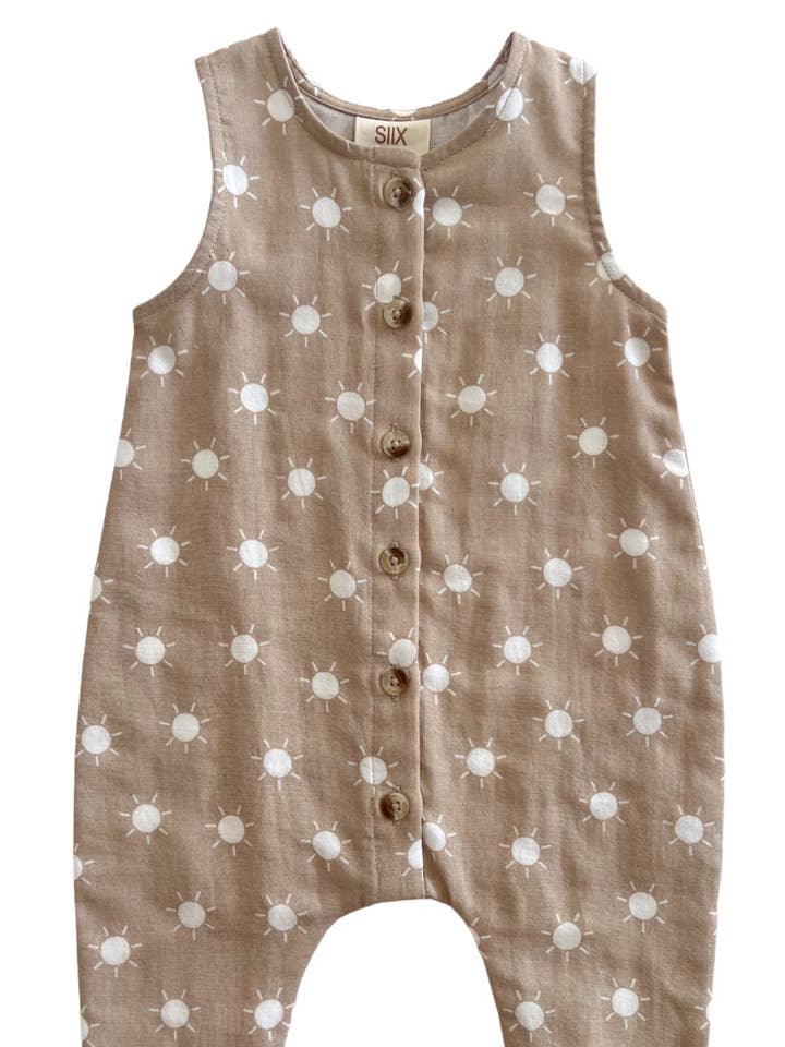 SIIX Collection - Wholesale Jumpsuit - Baby - Sand Sun / Organic Bay Jumpsuit (Baby - Kids)