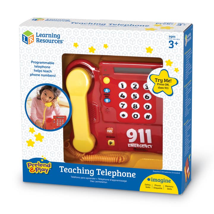 Pretend & Play® Teaching Telephone® for wholesale by Learning Resources