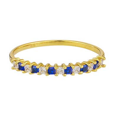 Bague Chris Saphir Argent Sterling - Or pour la vente par Jolie & Deen