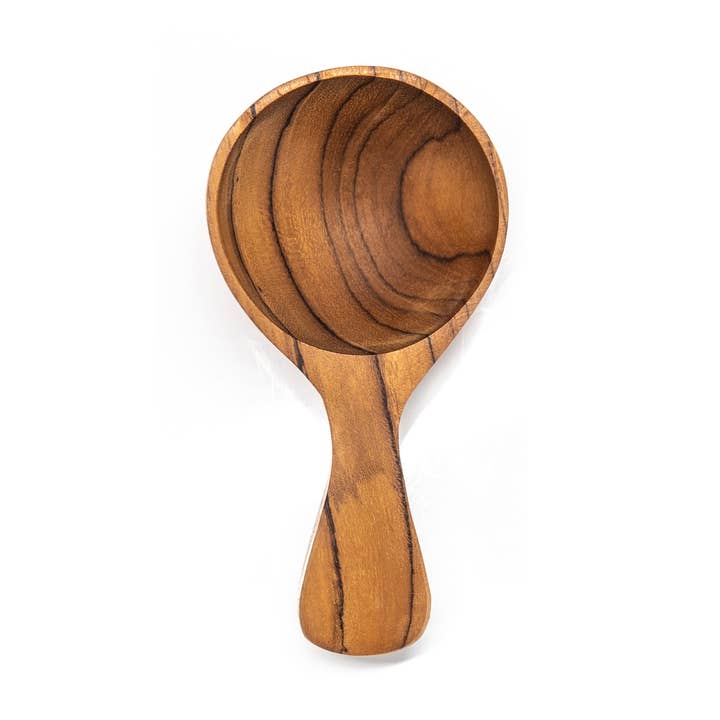 Teakholz-Pulver- und Gewürz-Servierlöffel — Jumbo für den Großhandel von Rainforest Bowls