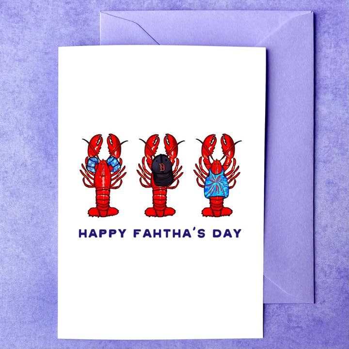 Happy Fahtha’s Day | Father’s Day Card for wholesale by Maker / Scholar