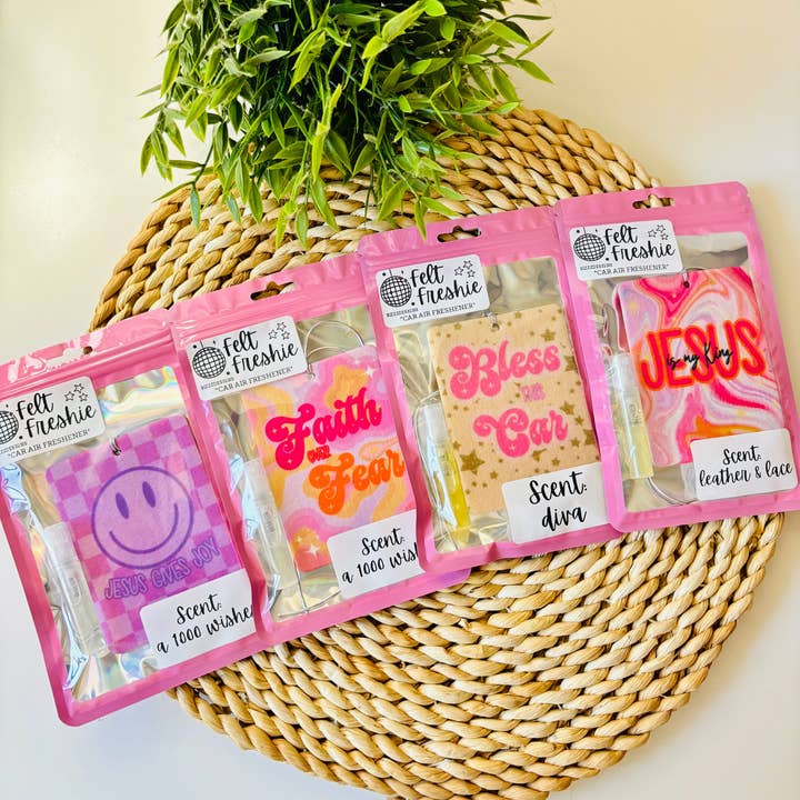 Bizzz Designs - Wholesale Car Freshener - Women's - Christian Girl Felt Freshies Boutique Freshie Air Freshener