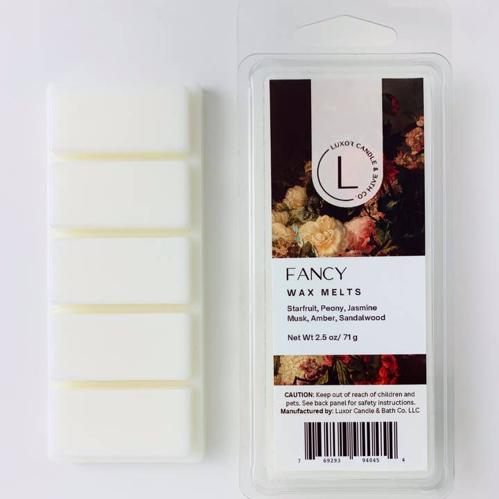 Fancy Wax Melt per la vendita all'ingrosso da parte di Luxor Candle & Bath Co.