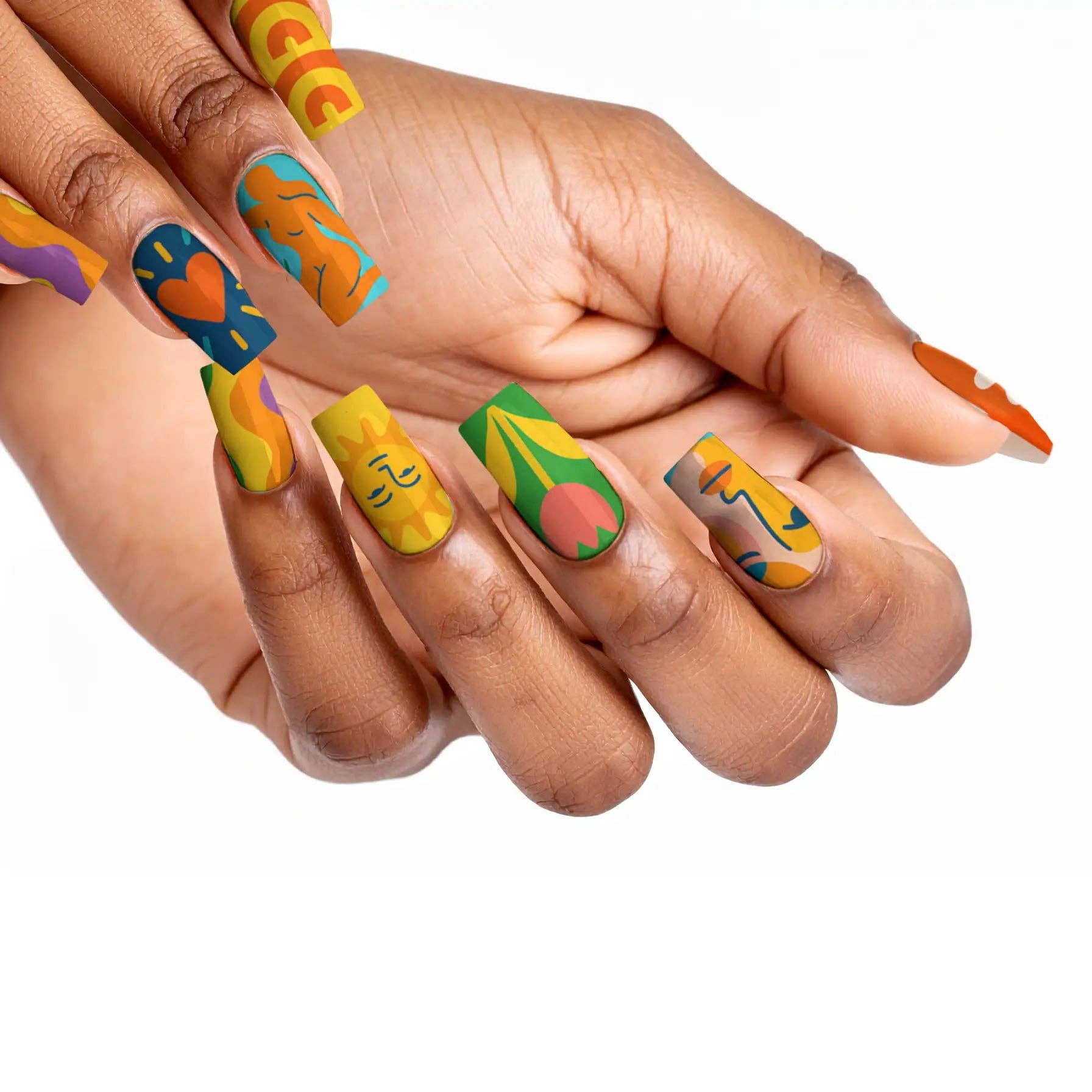 FYNE BODY - Wholesale Press-on/fake nails - Splat-tastic Canvas Creativity Press-On Nails42