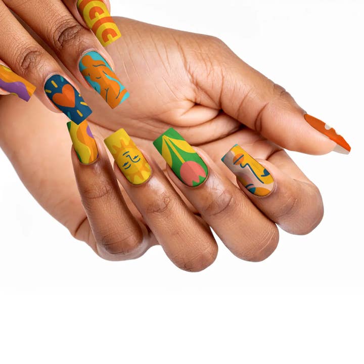 FYNE BODY – wholesale Lösnaglar – Splat-tastic Canvas Kreativitet Tryck-på Naglar42