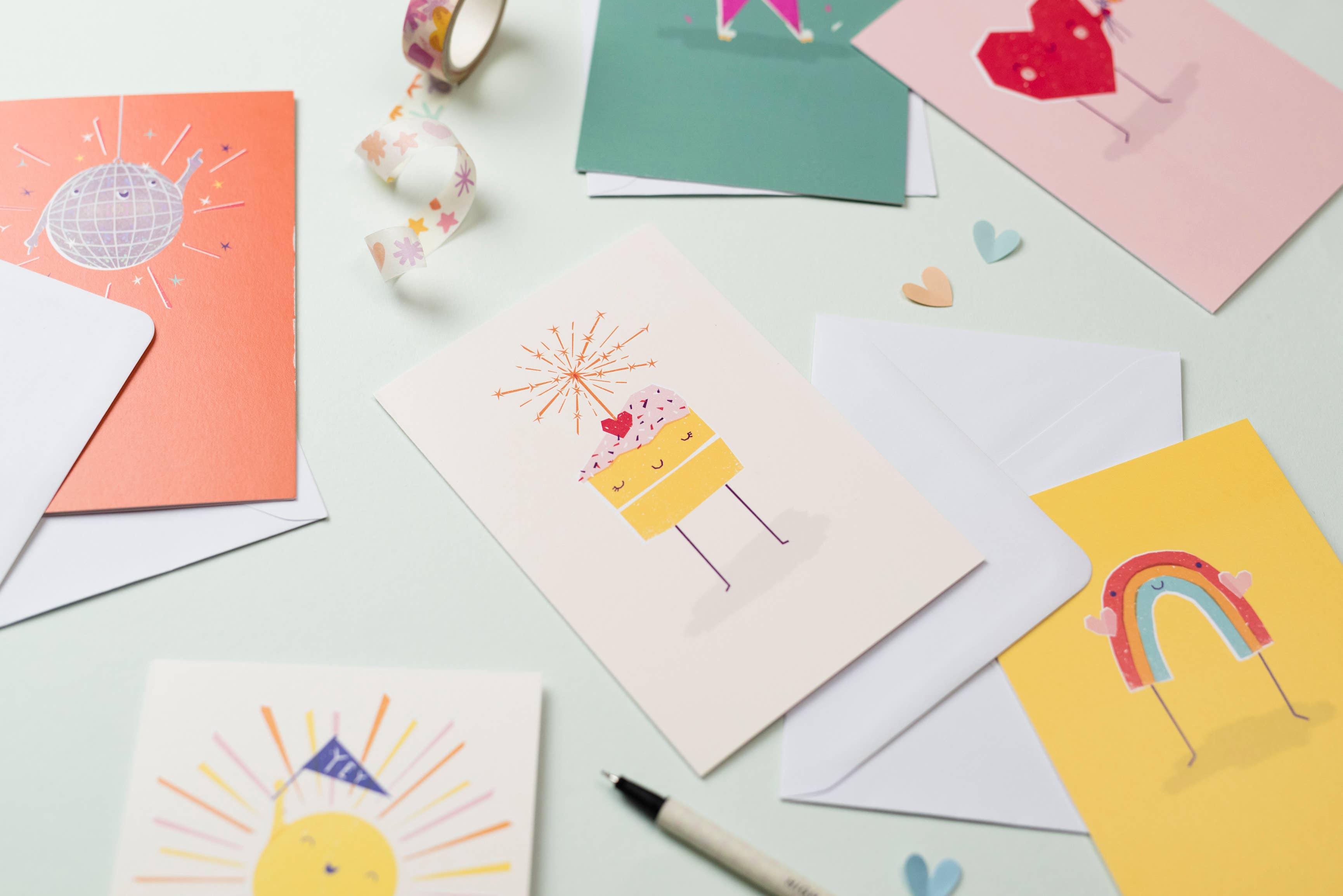 Meraki Greeting Cards - Vendita all'ingrosso Biglietti di auguri - Biglietto di compleanno CAKE2