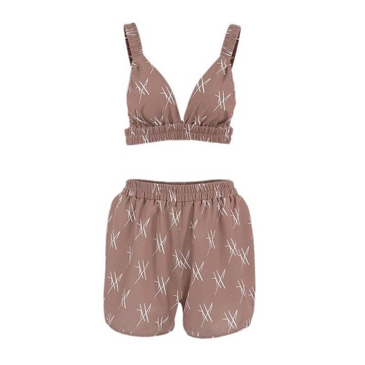 COFFEE Cozy Camisole and Shorts Lounge Set for wholesale on Faire