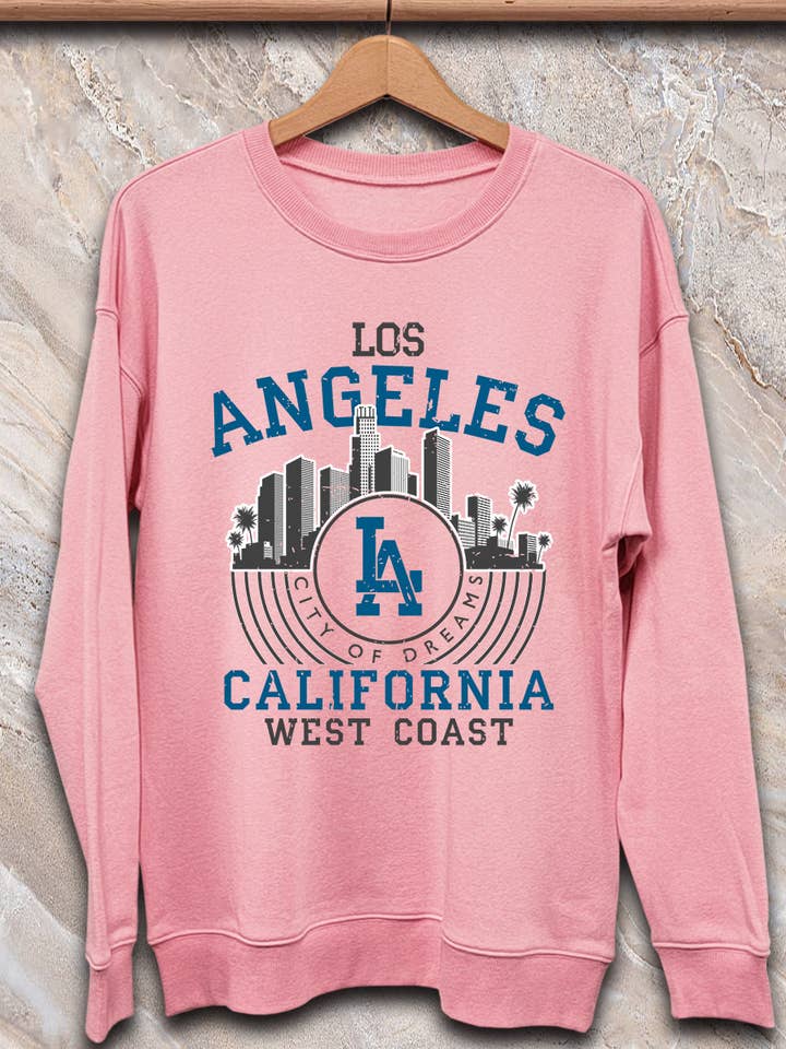 SPT-SS-206_Los Angeles - Sweatshirt for wholesale by SP Tops, Inc.
