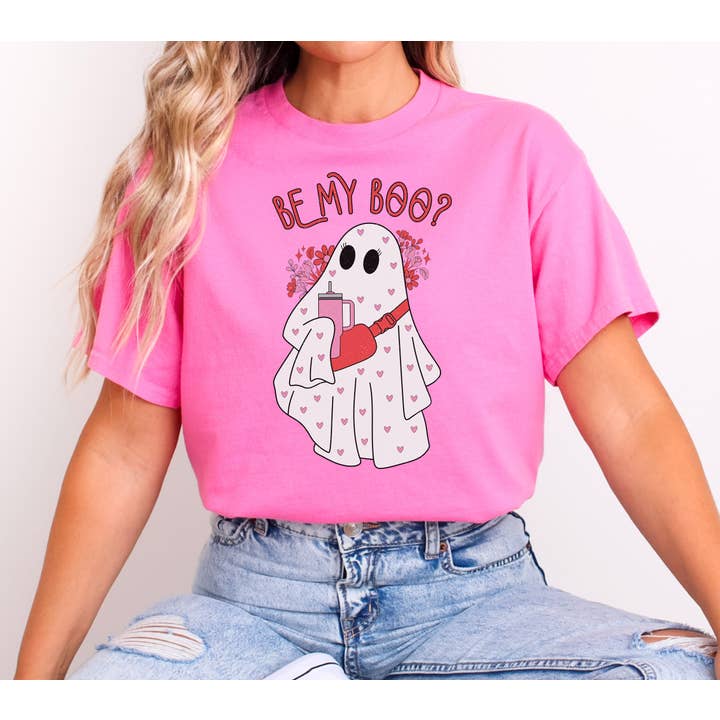Maglietta Grafica di San Valentino "Be My Boo" per la vendita all'ingrosso da parte di MELODY FAYE