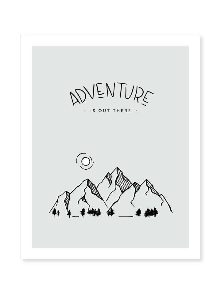 Adventure Art Print for wholesale by Manda Rin Co.
