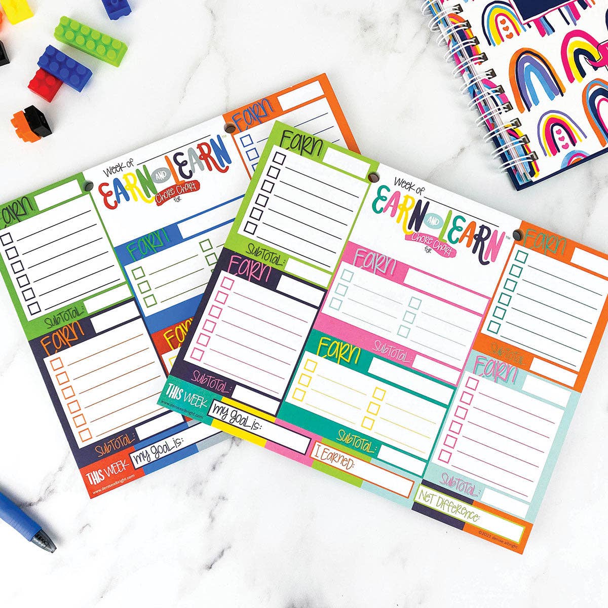 Denise Albright® - Wholesale Planner - Earn & Learn® Kids Chore Chart | Open Stock6