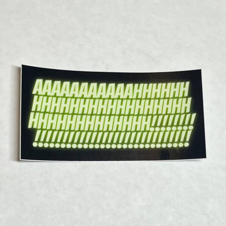 AAAAAAAAAHH sticker for wholesale by The Spooky Haus