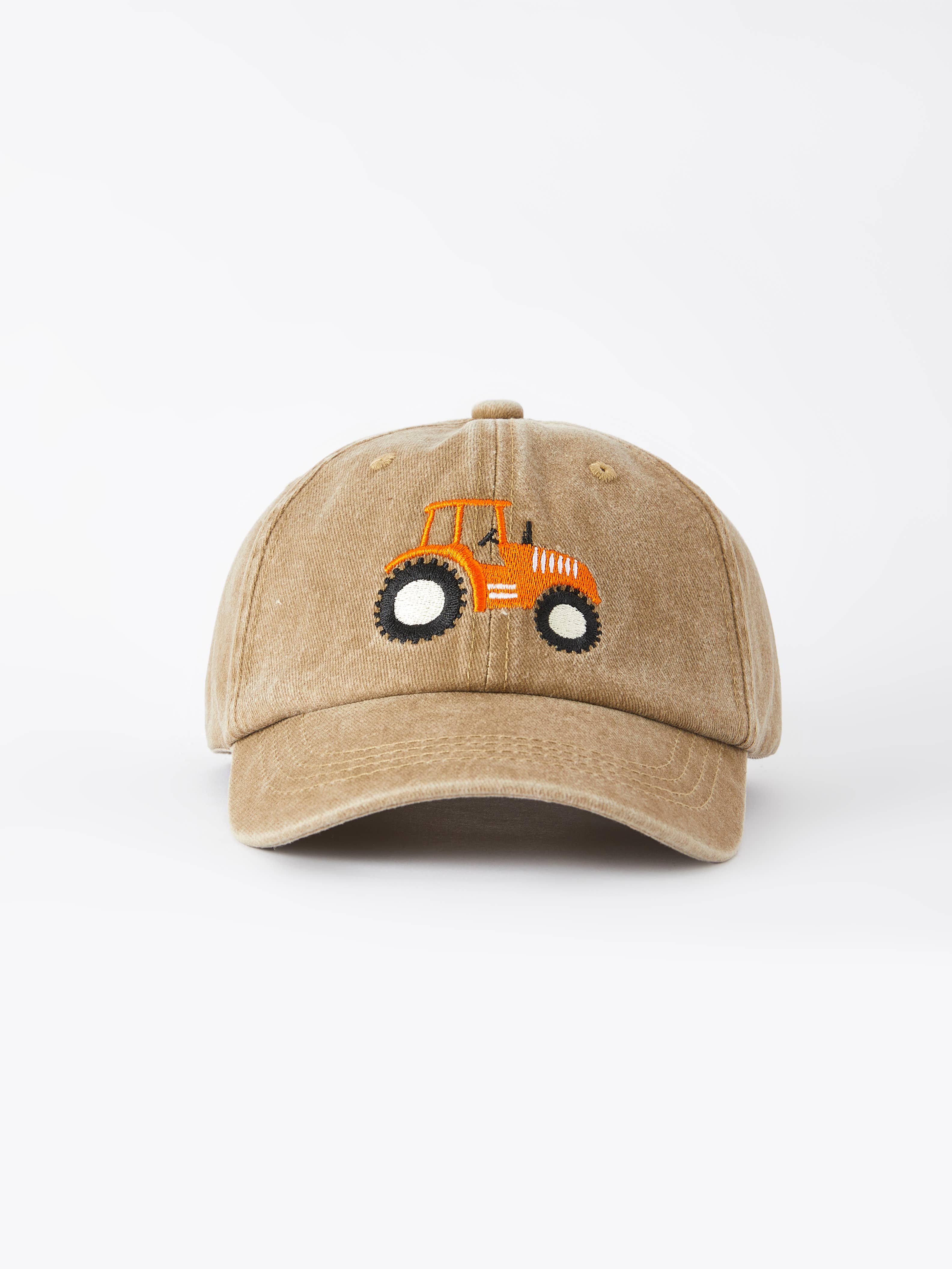 Auraquise - Wholesale Baseball Cap - Kids - Kid's Green Tractor Embroidered Baseball Cap4