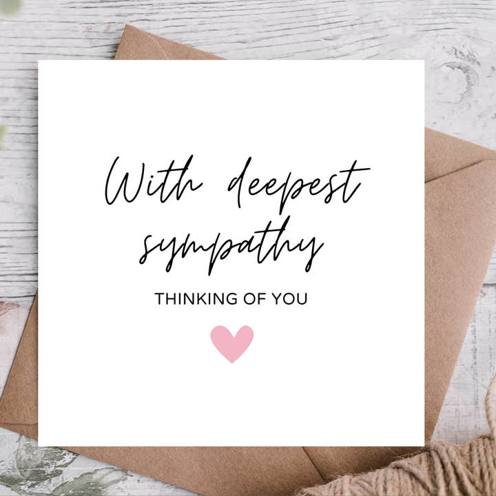 Sympathy Card / Bereavement Card for wholesale by Highgrove Cards