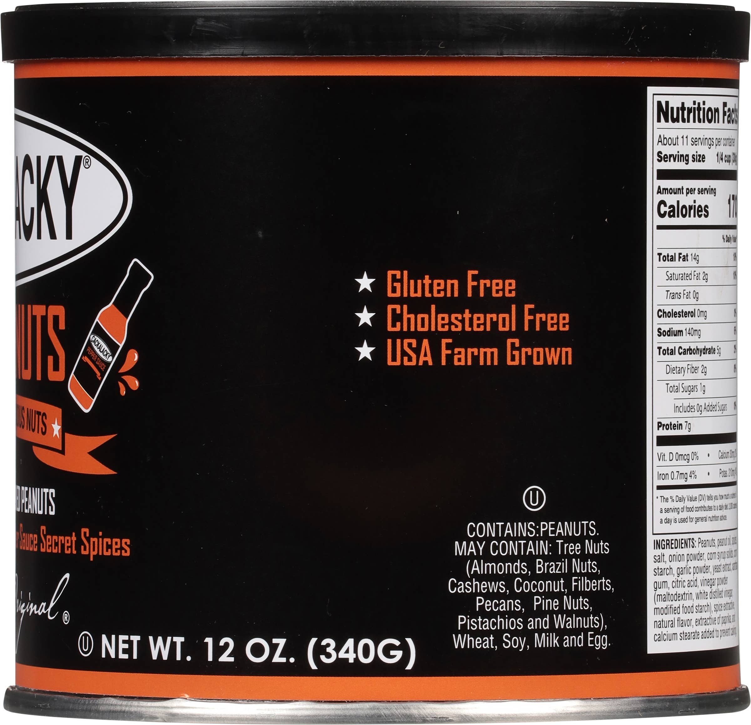 Cackalacky® - Wholesale Nuts - Cackalacky® Spiced Nuts (12 oz. can)3