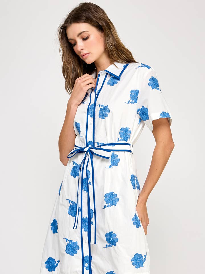 RUBIENN - Venta al por mayor Vestido - Mujer - Vestido corto bordado5