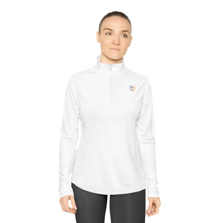 Ladies Quarter-Zip Pullover for wholesale by 2 Sharks Apparel And More
