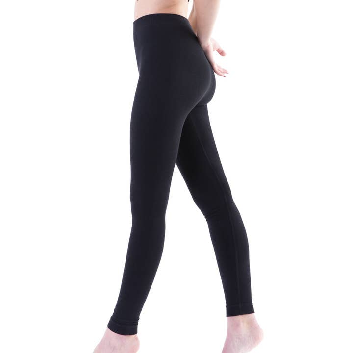 Black Hyaluro Flash Flat Belly Slimming Legging for wholesale on Faire2