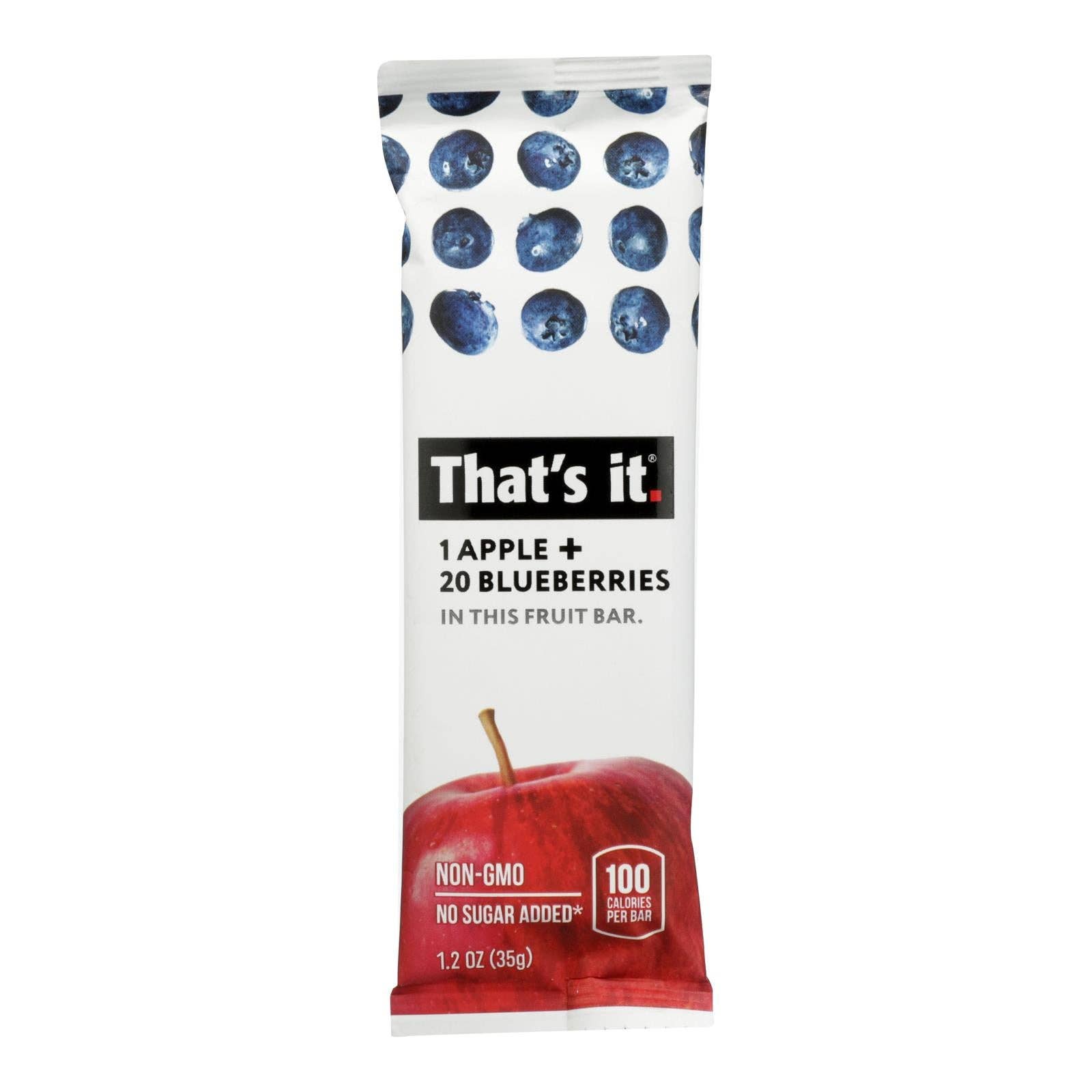 Ware Spark - Wholesale Snack Bar - That's It Fruit Bar - Apple And Blueberry - Case Of 12 - 1.2 Oz4