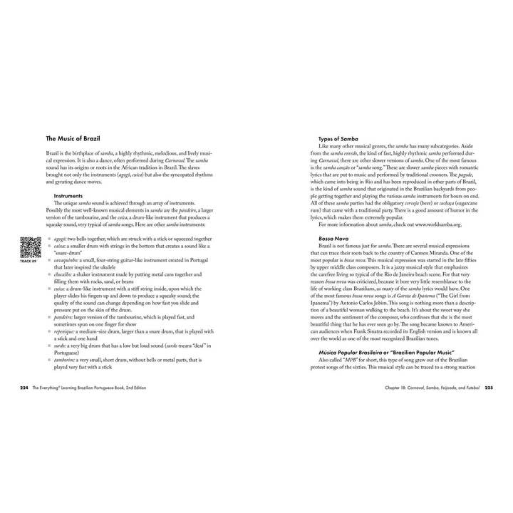 Simon & Schuster - Wholesale Language & Linguistics - Everything Learning Brazilian Portuguese Book, 2nd Edition by Fernanda Ferreira5