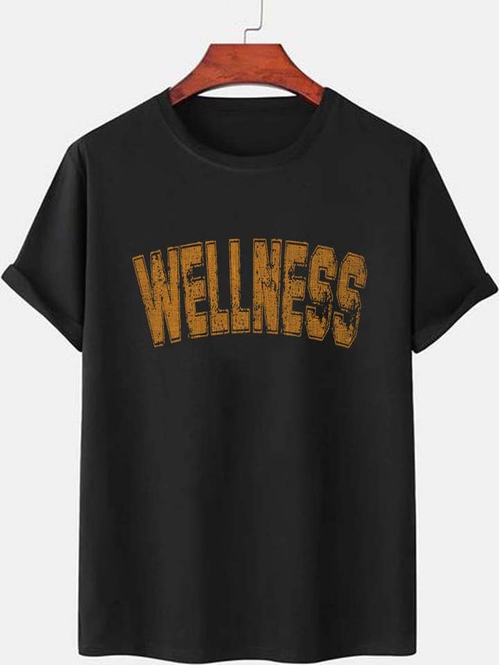 HARANG - Wholesale Screen Printed T-Shirt - Women's - M7775 WELLNESS graphic tee