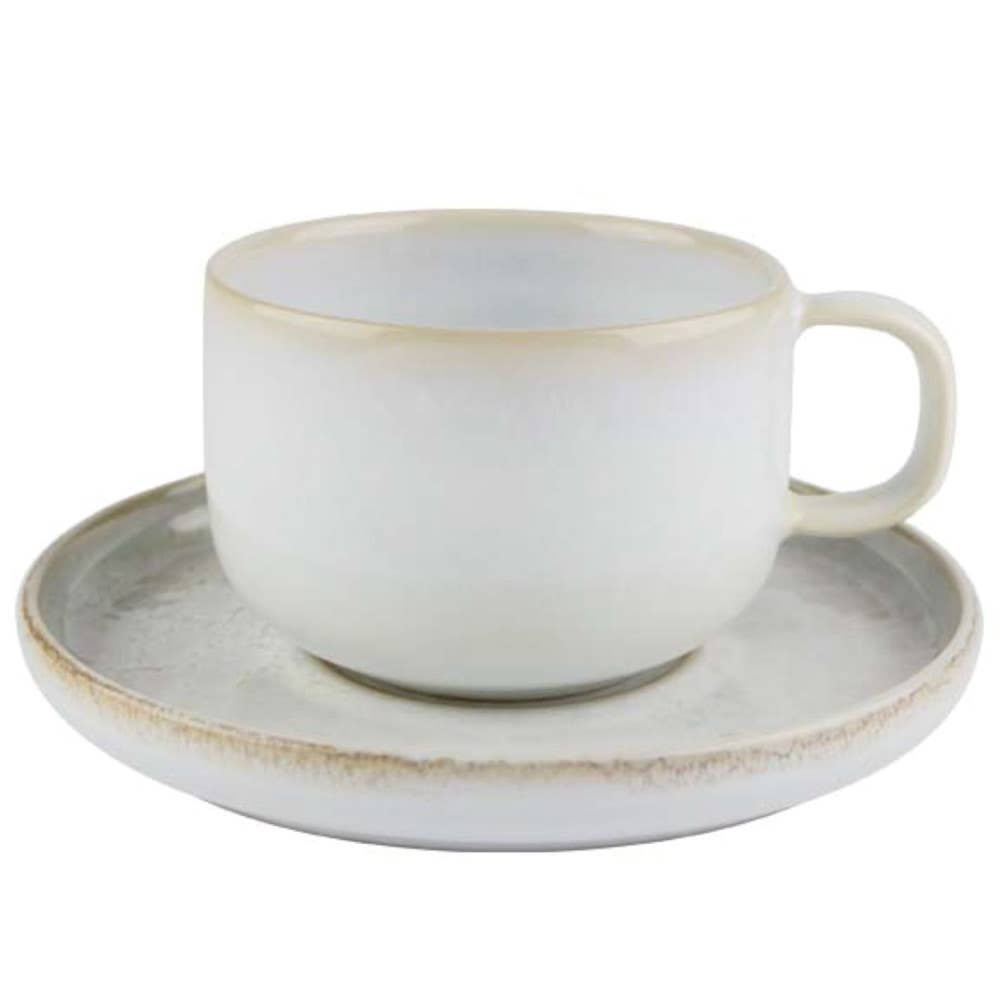 TABLESETTERS LIMITED – wholesale Coffee/tea cup – Mesa Ceramics Uno Stoneware 225ml Tea Cup and Saucer 5
