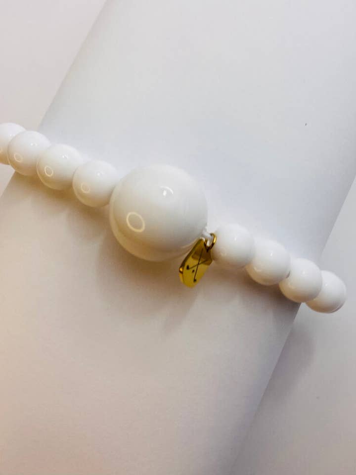 Golf Stroke Counter Bracelet - LUMI SNOW for wholesale by The Klow Golf Company