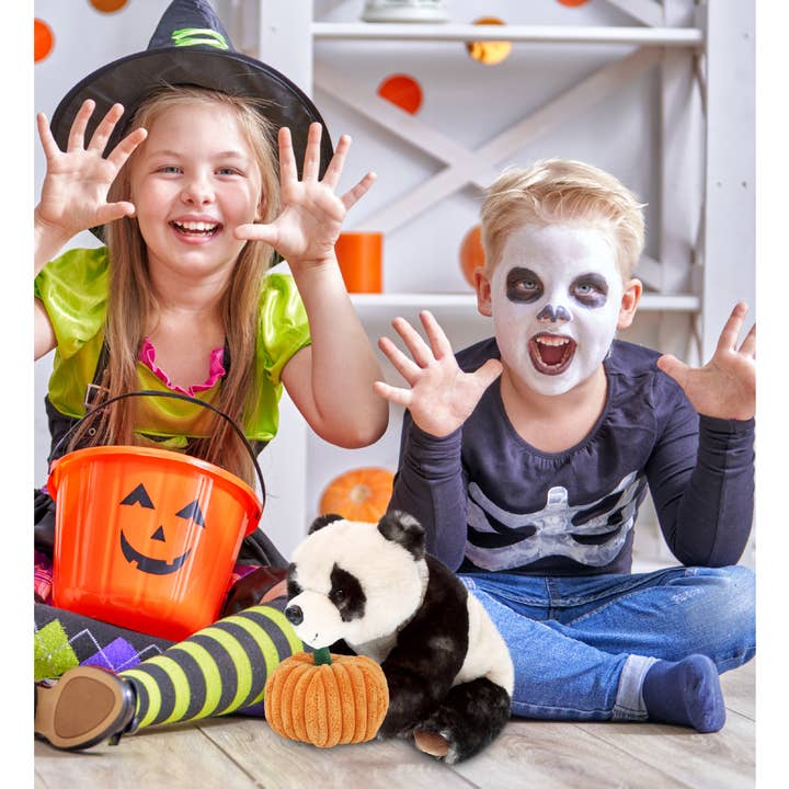 Cota Global - Wholesale Stuffed/plush toy – Kids & baby - Plush Pumpkin - Super Soft Plush - Squat Panda 7 Inch5