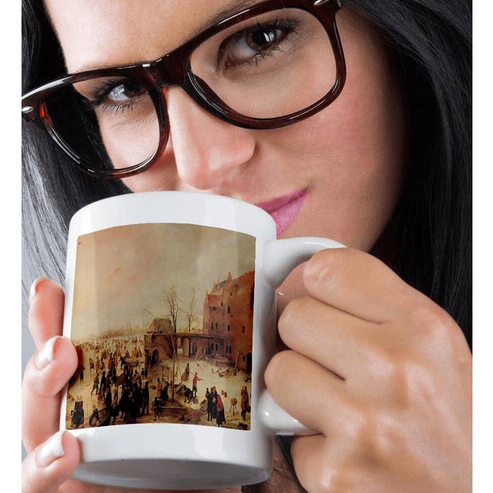 3dRose - Wholesale Coffee Mug - 3dRose, A Scene on the Ice Near Town, ca 1615 by Hendrick Avercamp, Mug9