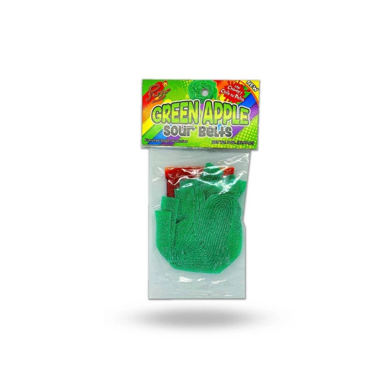 I Got Your Candy – Gomas por atacado – Cintos de Azedo Parga Green Maçã 2.25oz - 20ct0