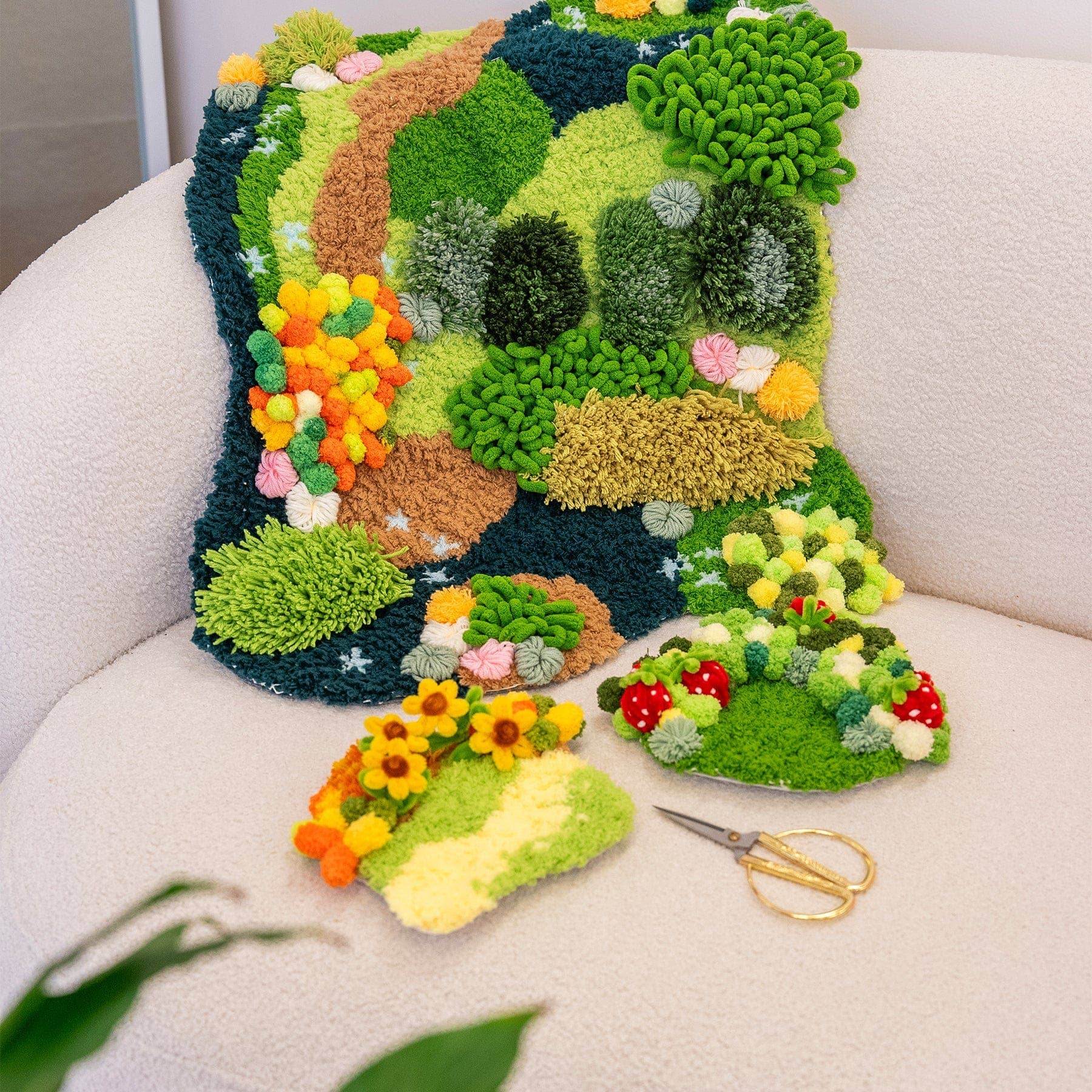 Craft Club - Wholesale DIY Craft Kit - STRAWBERRY -  Moss Coaster Kit9