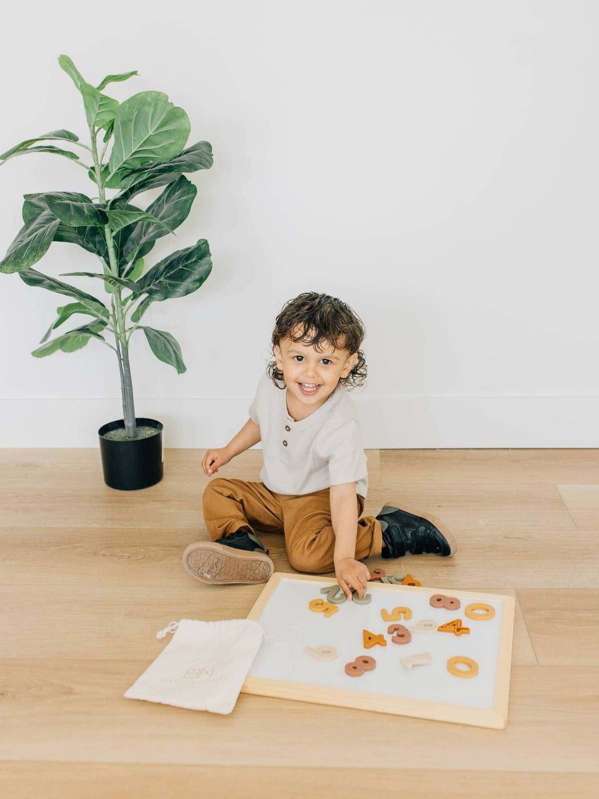 Brooklyn Neutral - Wholesale Magnet - Kids & Baby - Silicone Number Magnets 20 Piece Set4