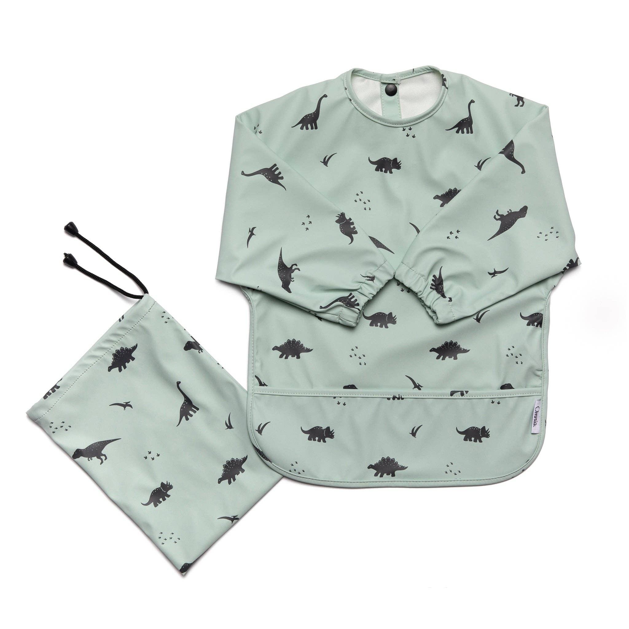 Omnia Baby - Vente Bavoir - bébés - Bavoir cape imperméable à manches longues8