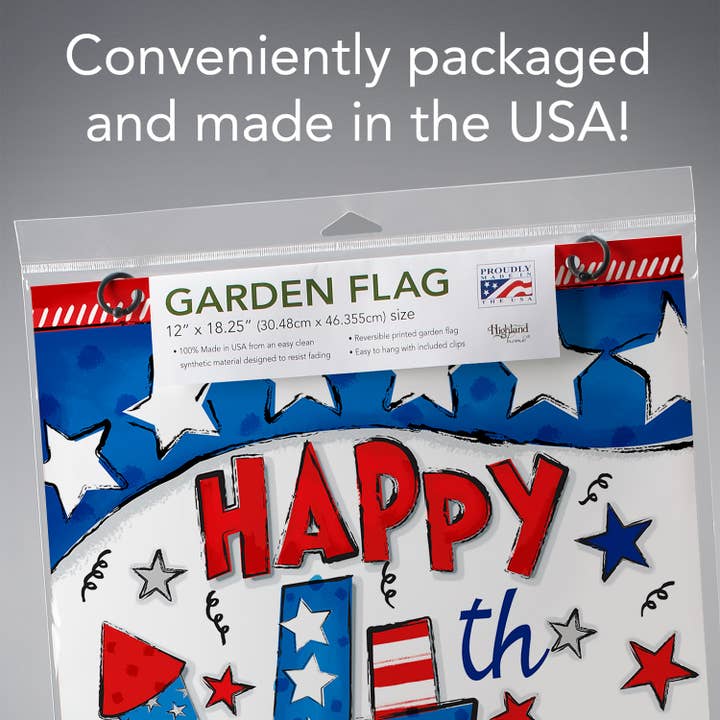 Conimar Promotions - Wholesale Flag - "4th of July" Reversible Multi-Image Garden Flag1