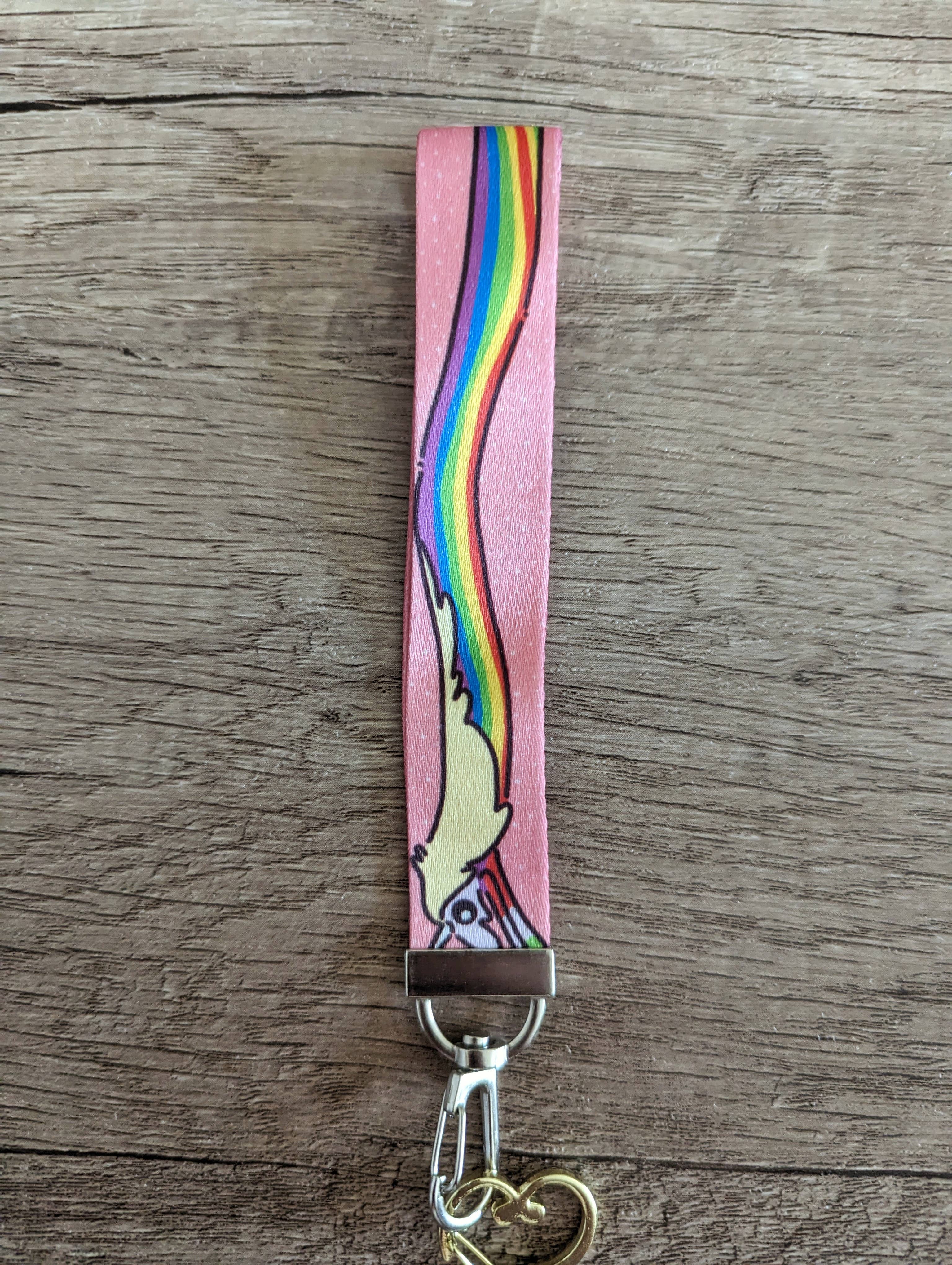 Sadsquatch – wholesale Keychain bracelet – Adventure Time - Wristlet Lanyard Keychain Charms4