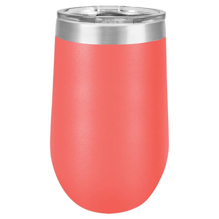 Driftless Studios - Wholesale Insulated Mug/Tumbler - 12 Oz Wine Tumbler Custom Wine Tumbler