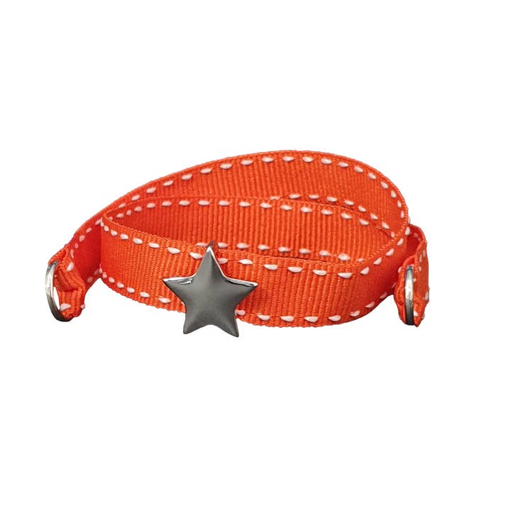 Smartever Srl - Wholesale Charm/Dangle Bracelet - PALLADIUM STAR ORANGE BRACELET