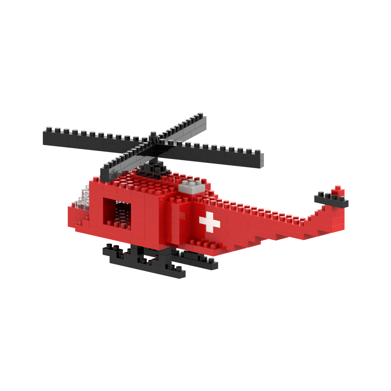 Brixies - Wholesale Building Set - Kids - BRIXIES Swiss helicopter1