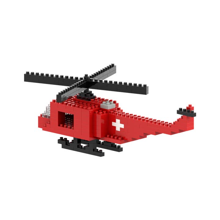 Brixies - Wholesale Building Set - Kids - BRIXIES Swiss helicopter1